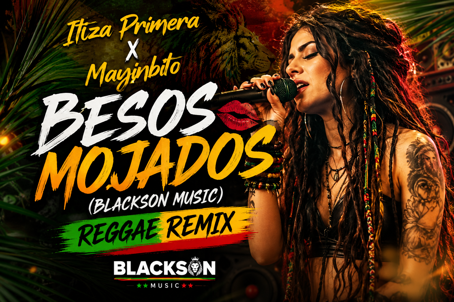 Itzza Primera x Mayinbito- Besos Mojados (Blackson Music) Reggae Remix
